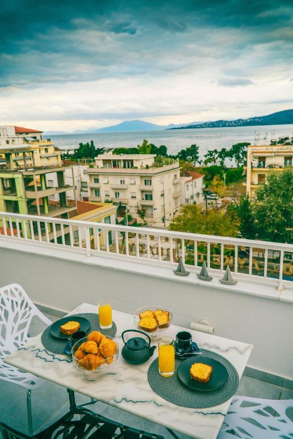 Sea View Luxury Apartment Волос Екстер'єр фото